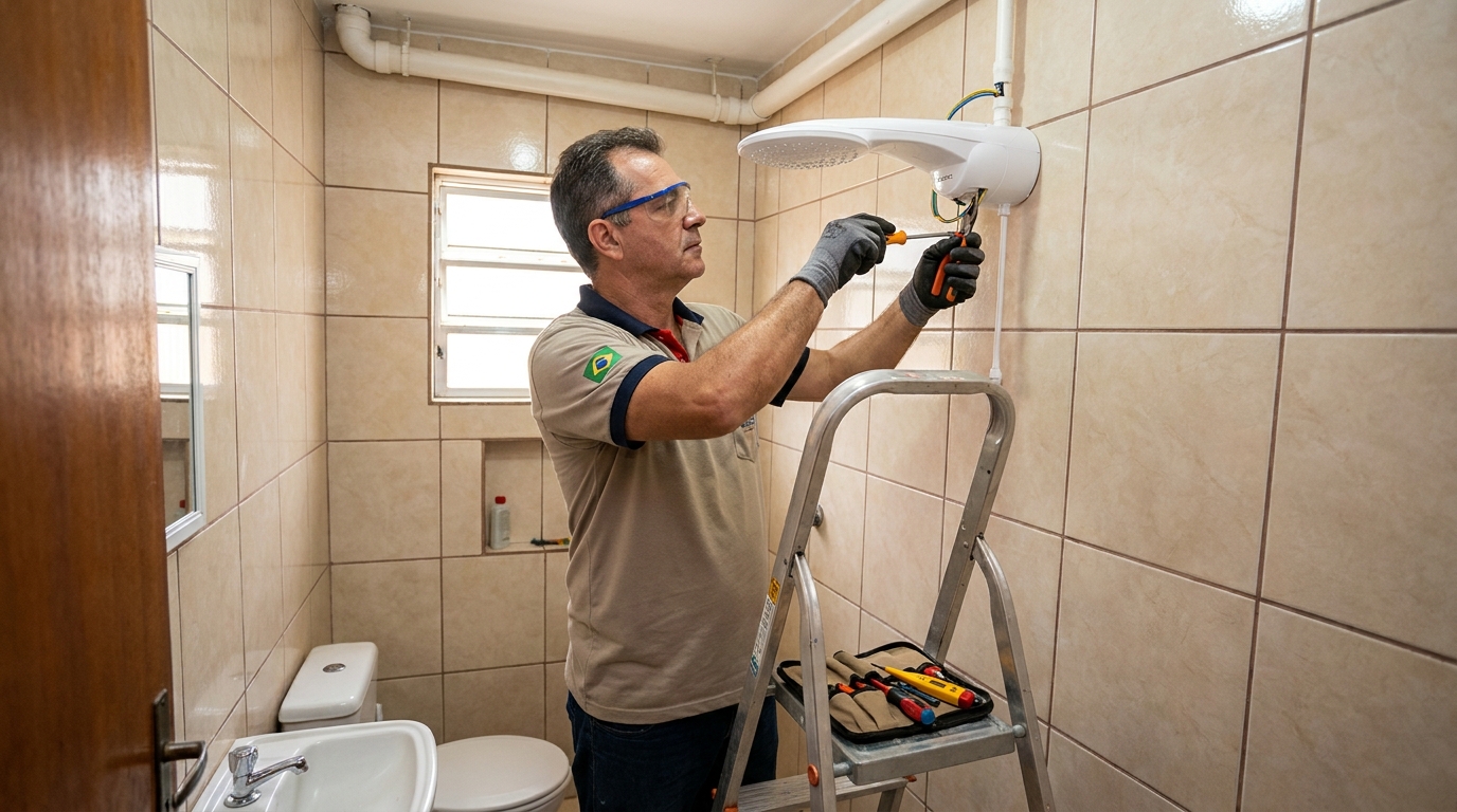Instalação com pressurizador em Campos dos Goytacazes-RJ